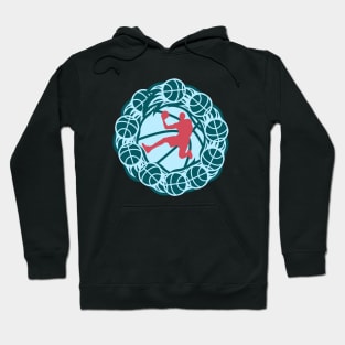 Spinning Basketballs Hoodie